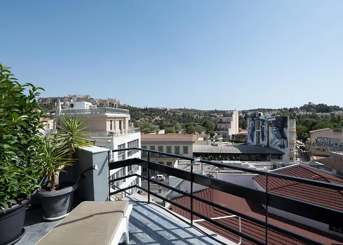 Psirri 1Br Loft With Acropolis View
