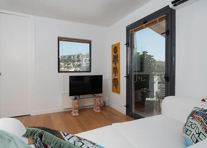 Psirri 1Br Loft With Acropolis View
