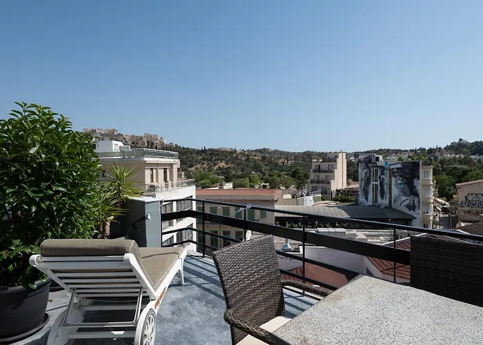 Psirri 1Br Loft With Acropolis View
